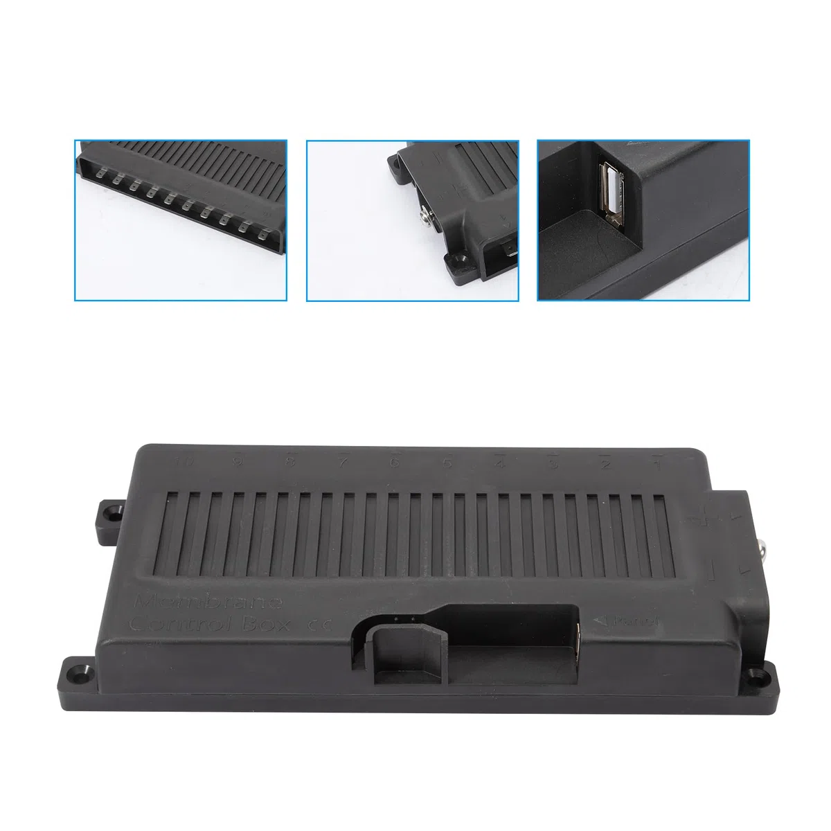 Toutch Pannello di controllo a membrana 10P con Bluetooth, cablaggio touch integrato PPTC pannello di interruttore per camper barche