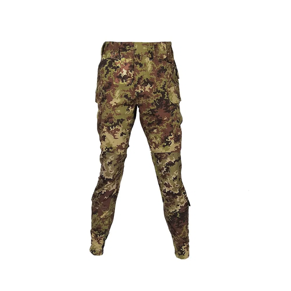 ALGI Uniforme Mimetico da Combattimento Antistrappo Vegetato con 2 Pantaloni (MOD. Soldato Futuro)