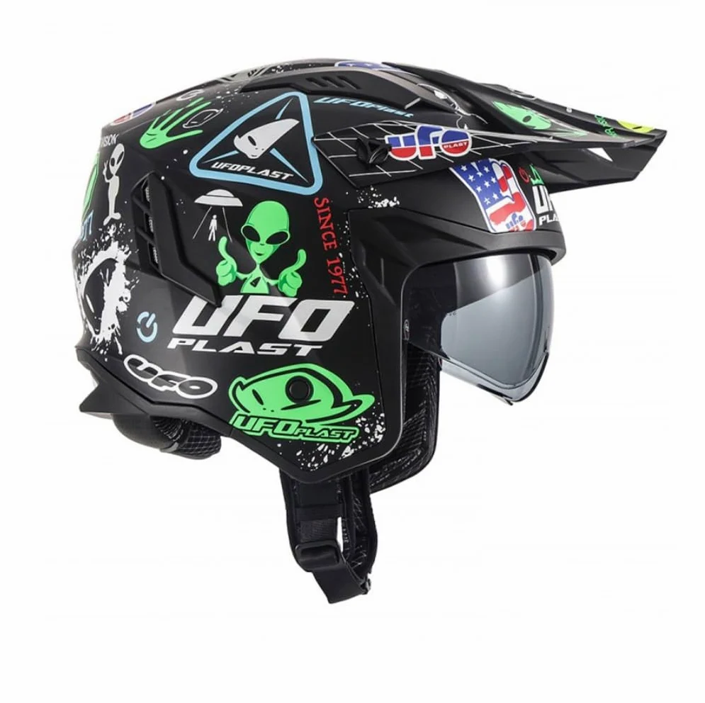 UFO PLAST CASCO SHERATAN JET UFO GRAPHIC M