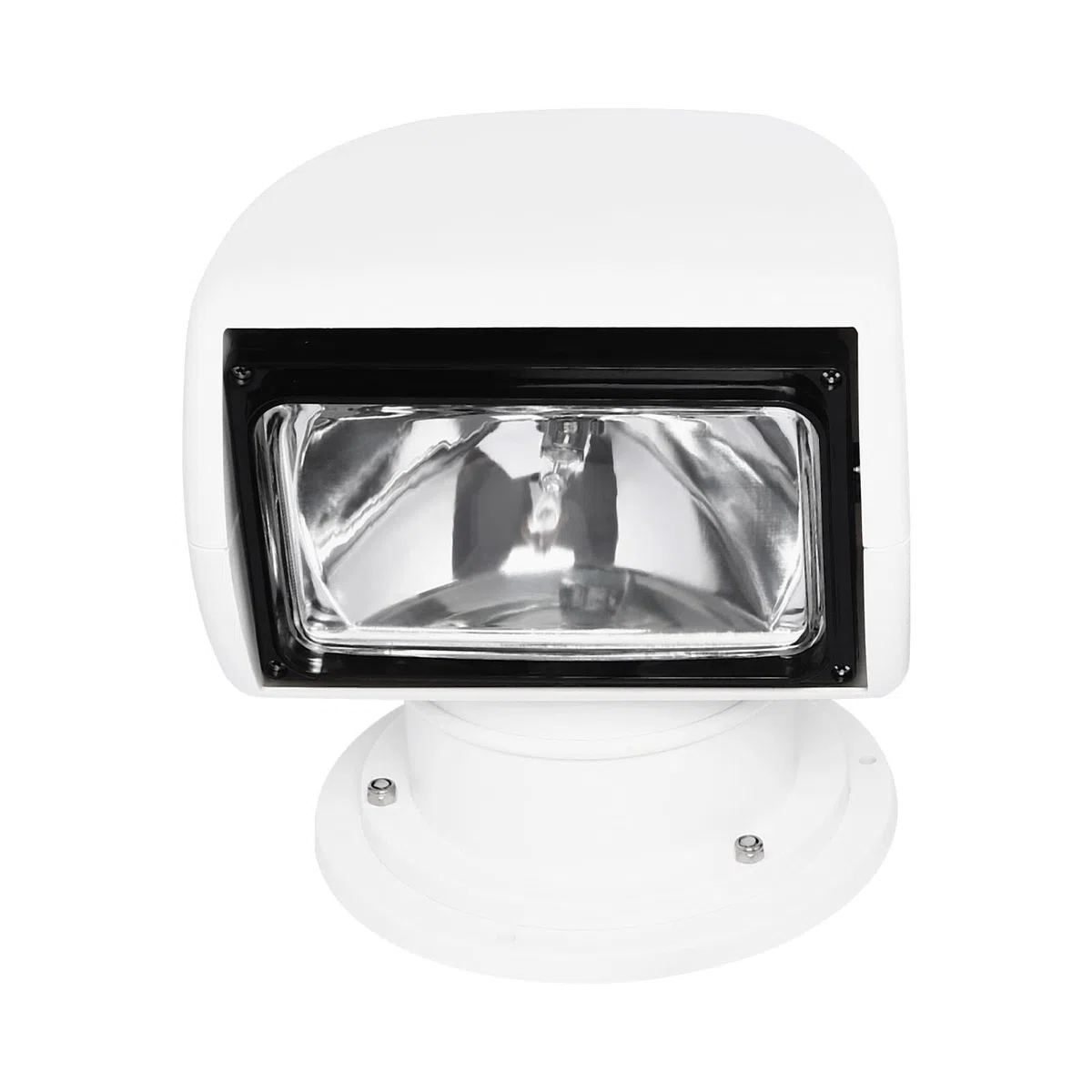MINRS Faro per barche, faro di ricerca per barche, faro marino, telecomando Xenon marino DC 12V 100W, telecomando rotante 360 gradi, luce di lavoro IP66 impermeabile per yacht, guardia costiera