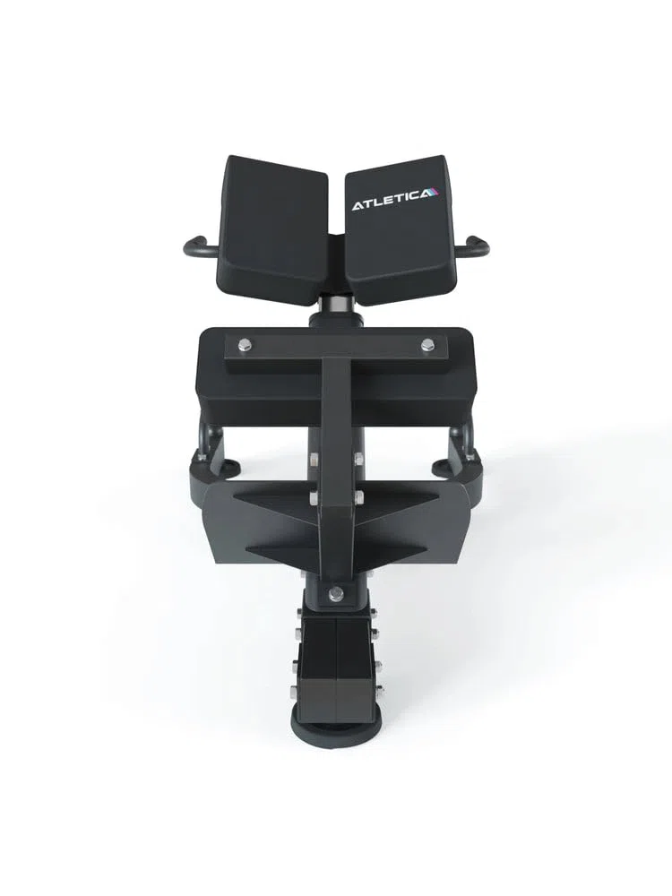 ATLETICA Hyperextension regolabile | Allenamento della schiena | Portata 200 kg | Alta stabilità | Regolabile | Manici extra per flessioni