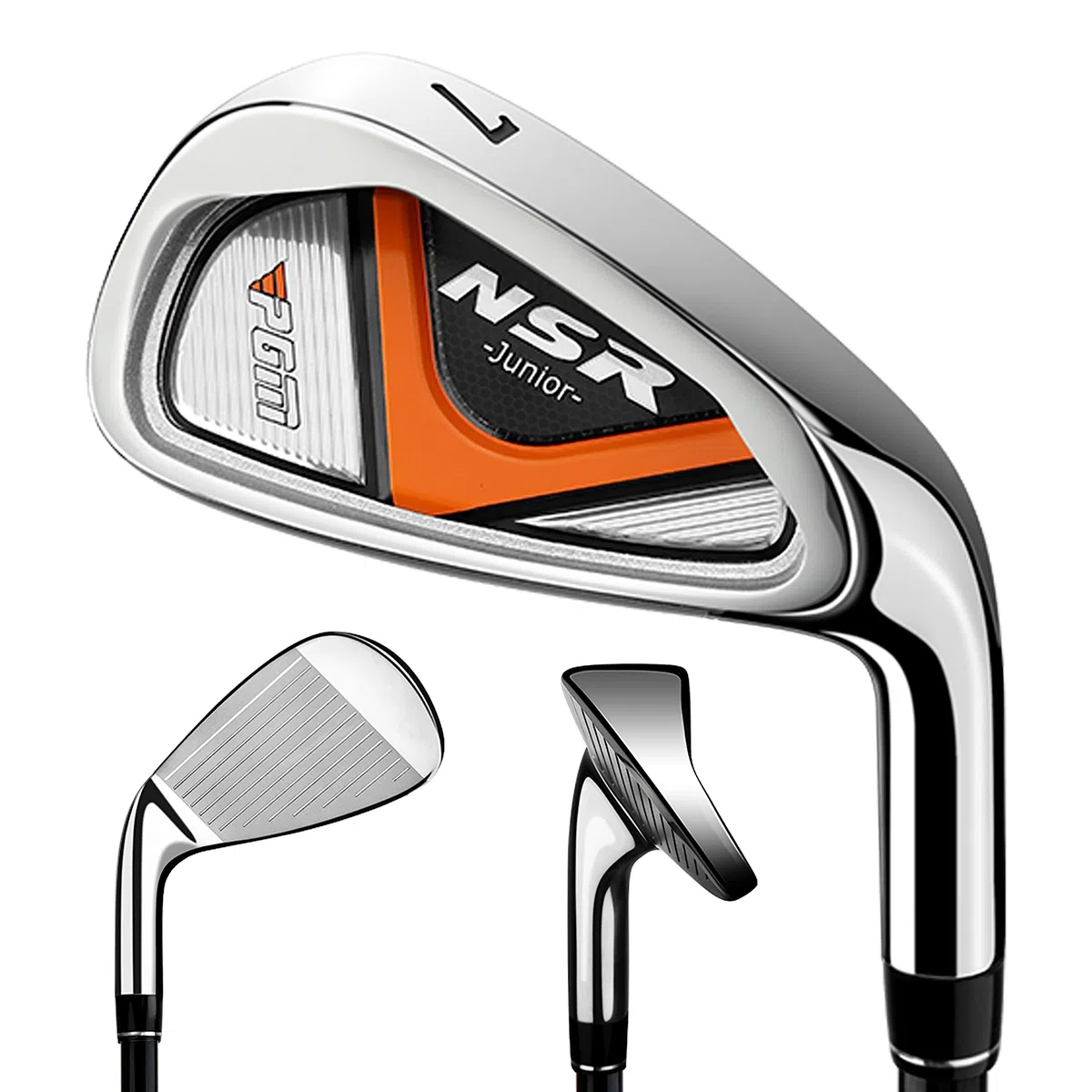 PGM Set completo di mazze da golf per bambini destrorsi, altezza > 5'1'', driver (#1), ibrido, ferri (#7, #9, #S), putter, sacca da golf