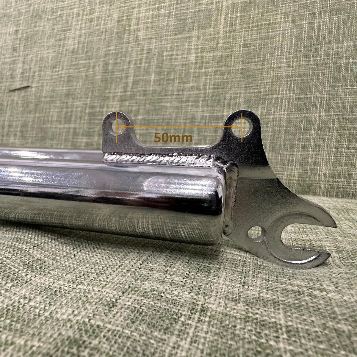 Forcella per Bicicletta 26"/700C/29, Codolo Filettato da 1", Triplo Attacco Senza Sospensione con Doppio Supporto per Pneumatico da 3,5"