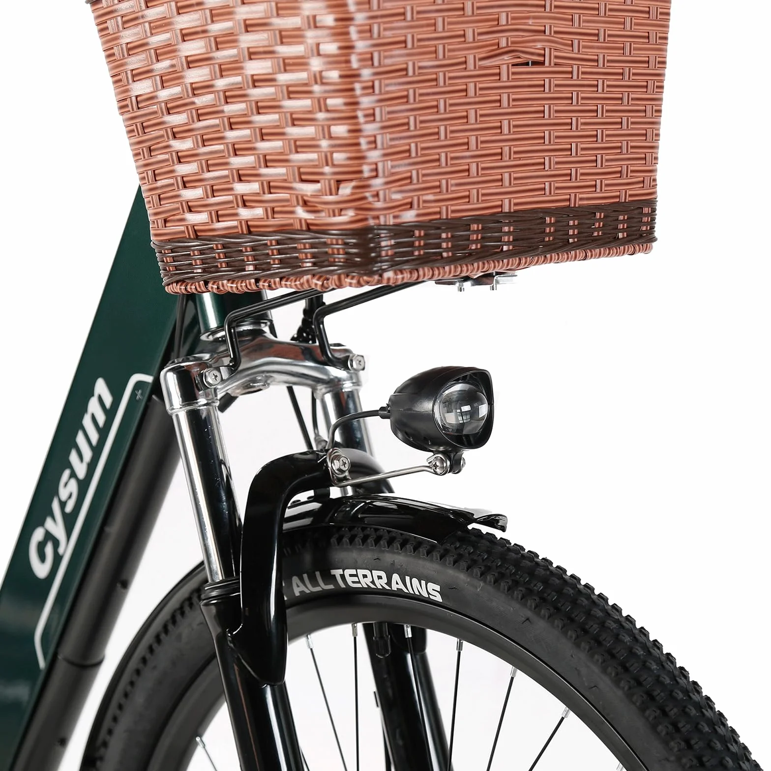 cysum cityrun bici elettrica donna, 26'' pedalata assistita Bicicletta Elettrica, City E-bike per adulti, 250W motore 25km/h, 36v 360WH batteria al litio, gamma 80KM, lcd dispaly
