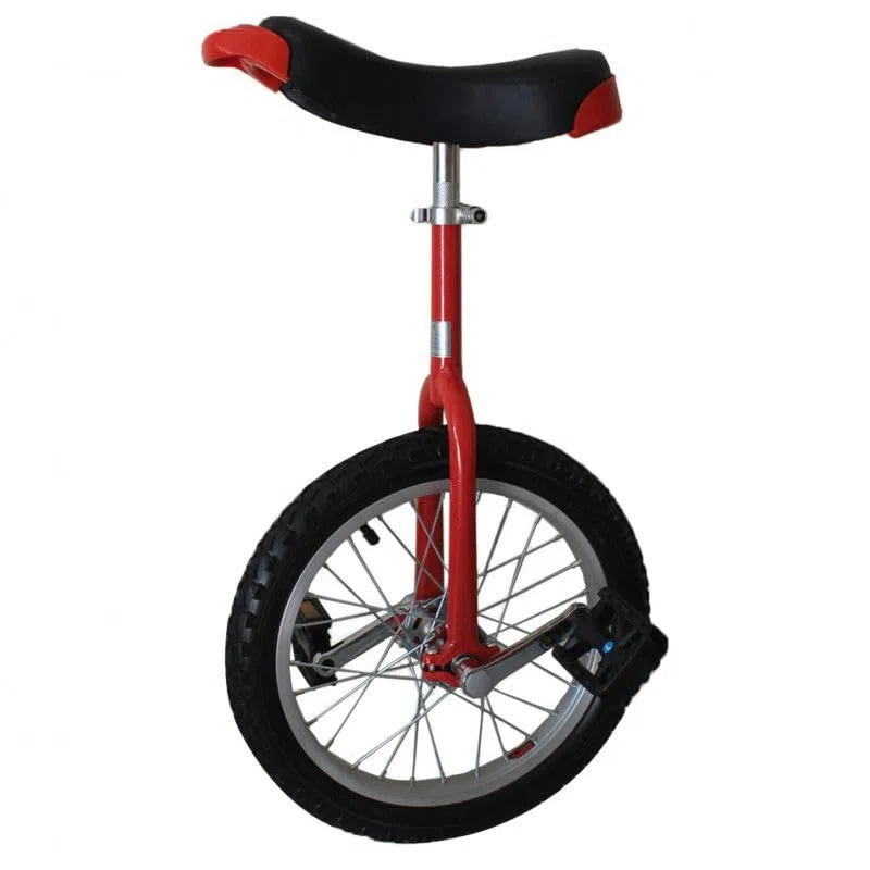 Icare MO18R Monociclo Adulto Unisex, Red, 18 Pollici