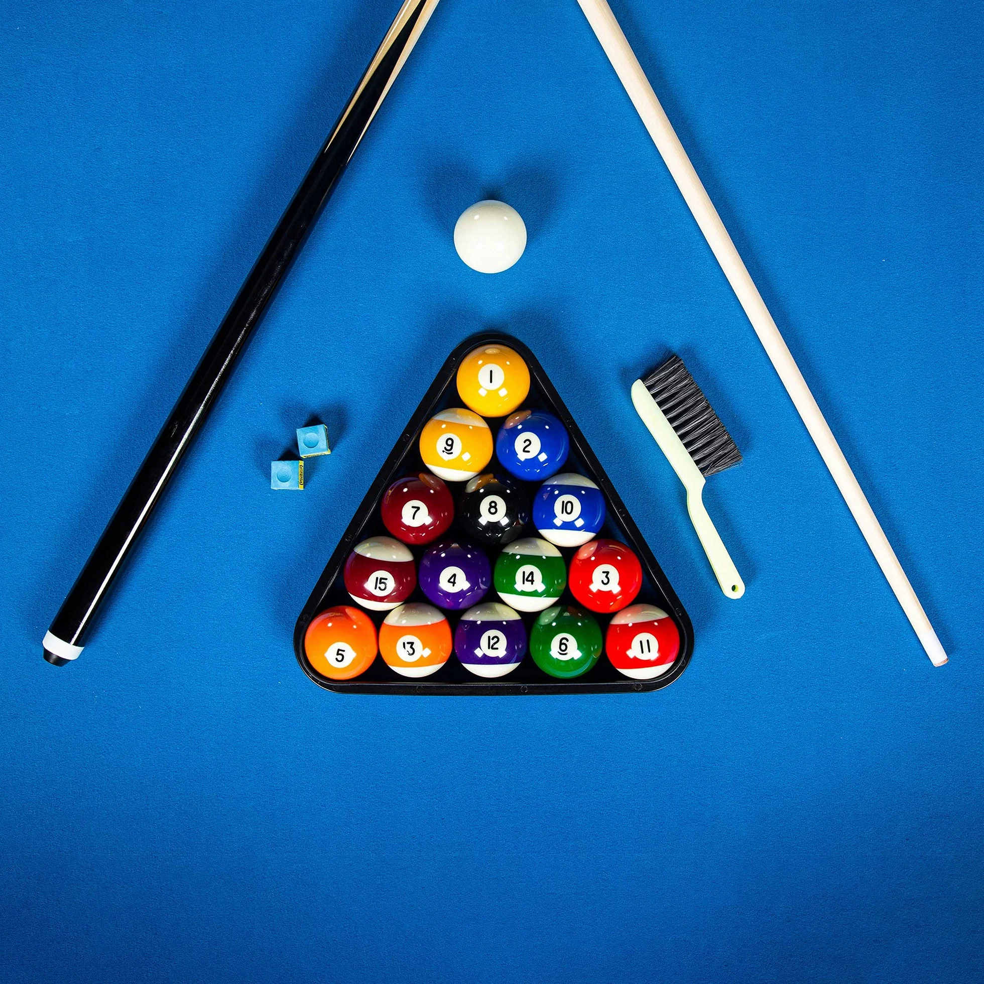 Tavolo da Biliardo BuckShot Manhattan 7ft - 213 x 121cm - Carambola - Pool Americano - Snooker - Tavoli da biliardo 7 Piedi - Completo di Tutti Gli Accessori
