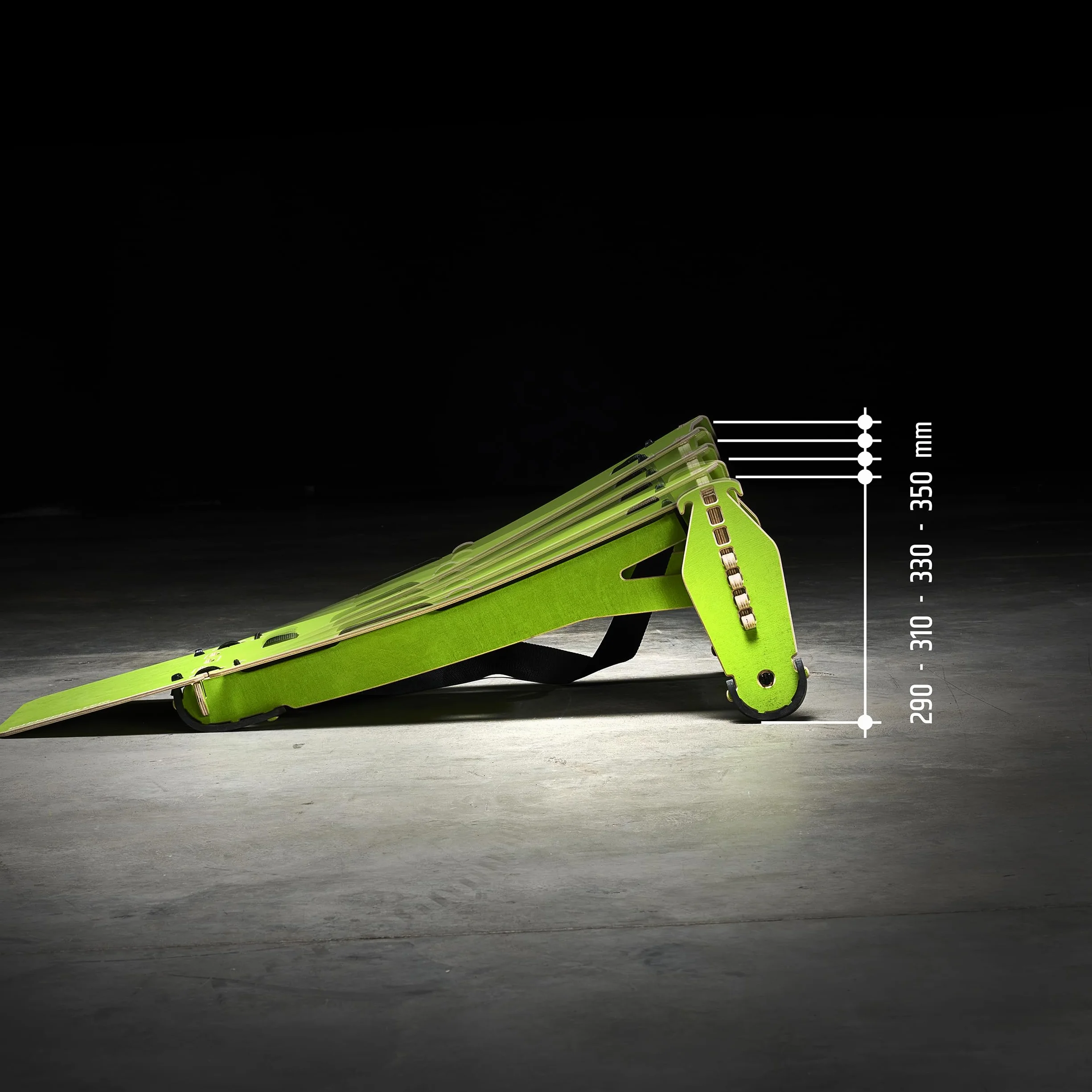 MTB Hopper Intro - Rampa di salto portatile per scooter, skateboard, BMX