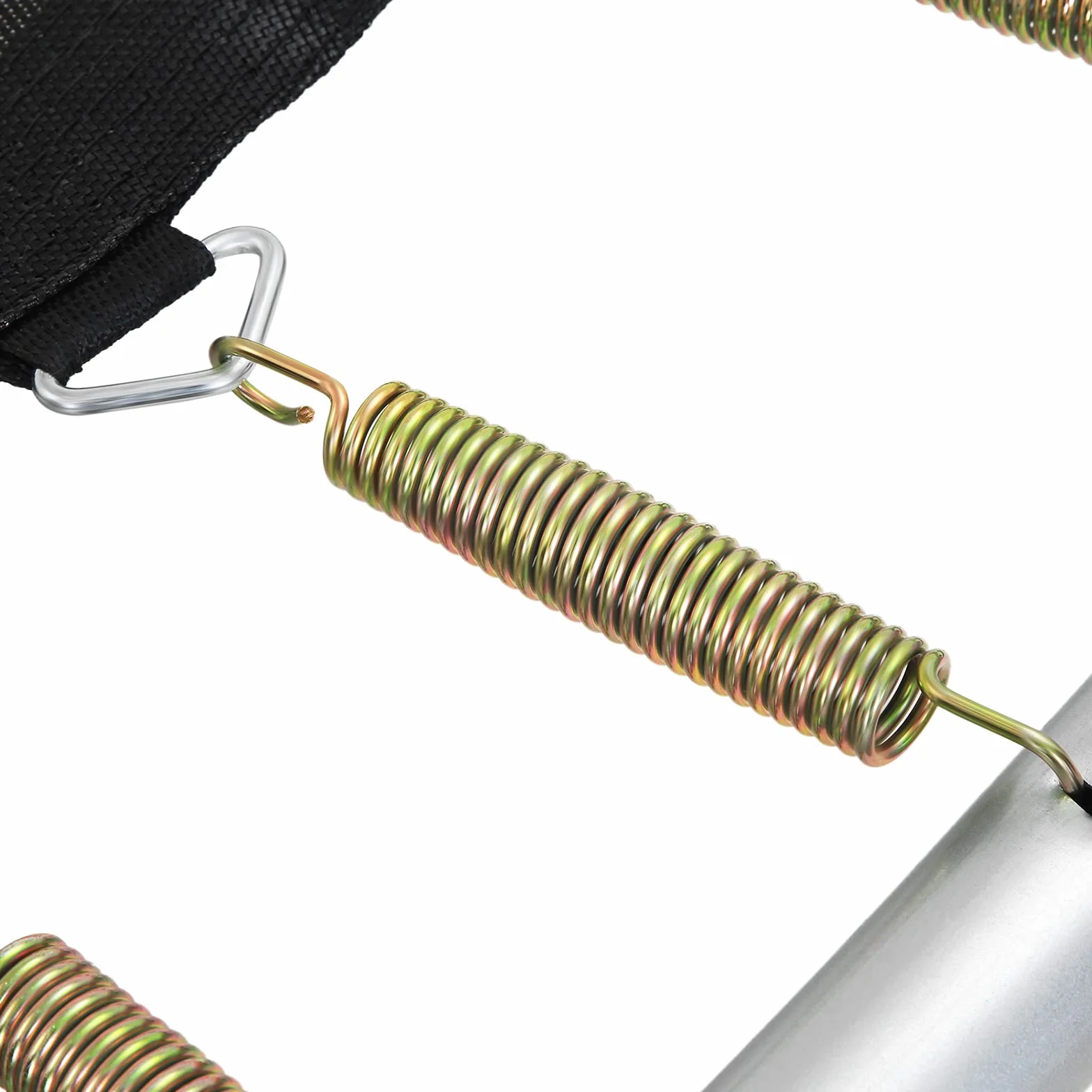 SONGMICS Tappeto per Trampolino di Ricambio, Tappeto Elastico da 208/263/324 cm di Diametro, Adatto per Trampolino da 244/305/366 cm, Ricambio per Trampolino, Nero