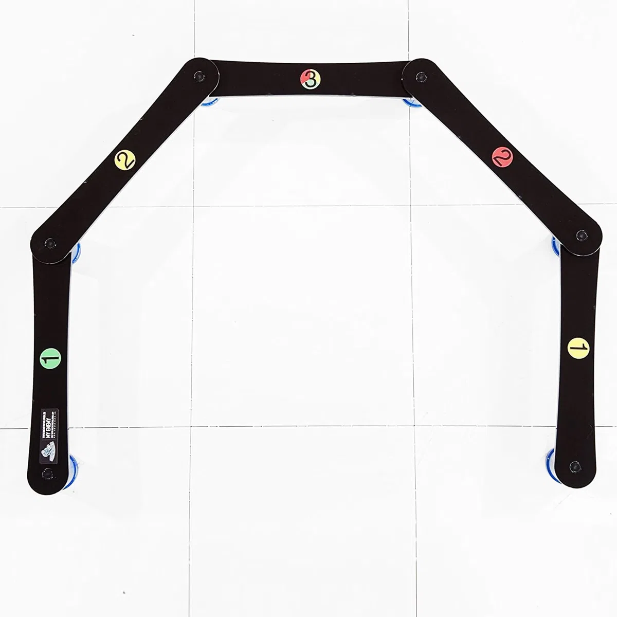 Hockey Revolution Strumento per la manipolazione del Bastone, Controllo del Disco, Tempo di Reazione e coordinamento – Durevole, Leggero, Portatile e Regolabile, con Molte Combinazioni, può Essere