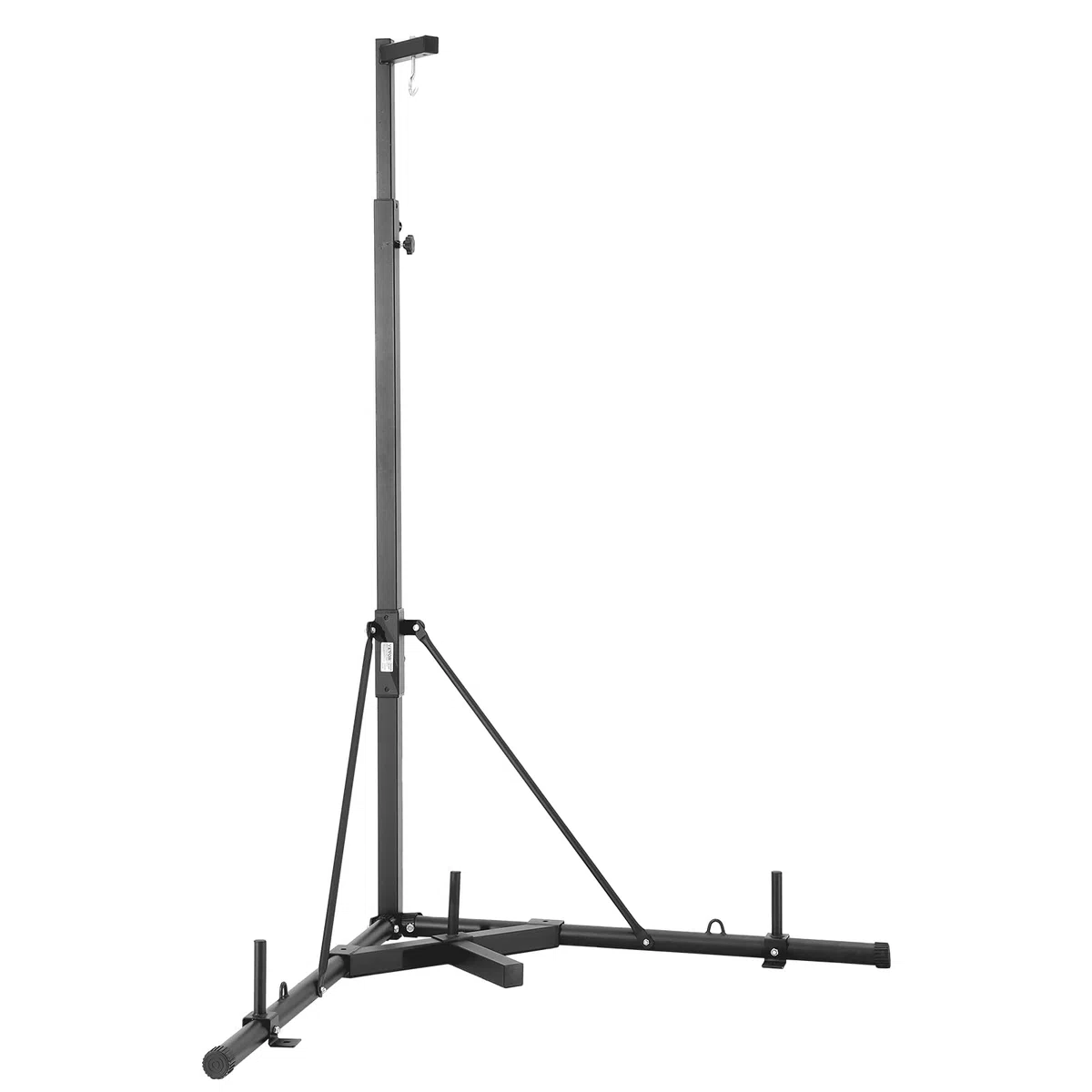 VEVOR Supporto per Sacco da Boxe, Attrezzatura per Allenamento Regolabile in Altezza, Supporta 65 kg, Supporto Indipendente con Base Appesantita, Sacco per Allenamento Palestra Casa