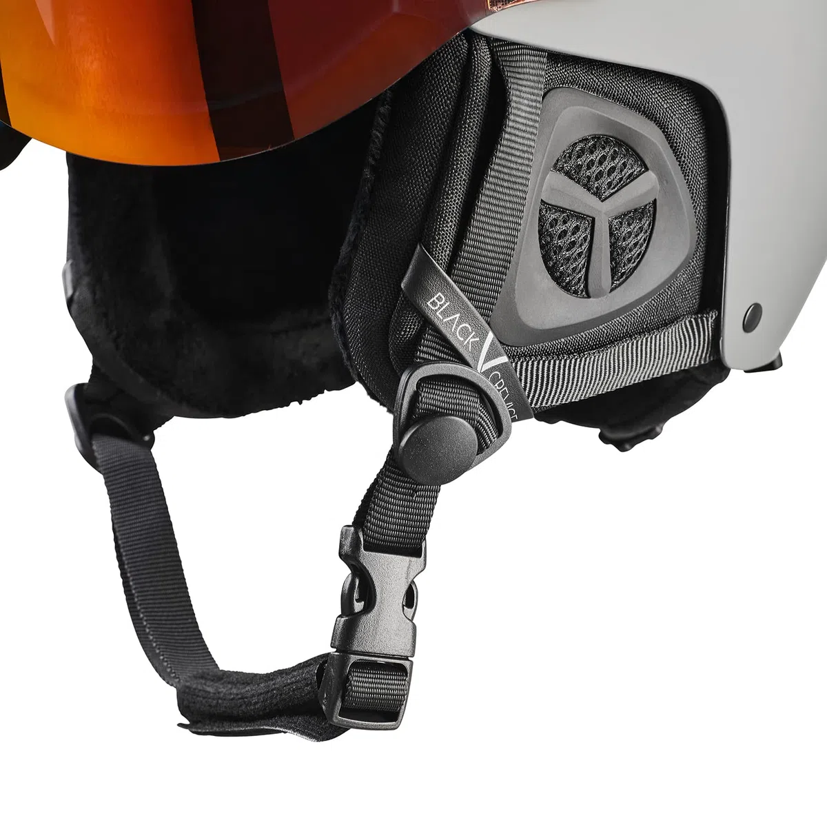 Black Crevice Kirchberg, Casco da Sci Traspirante Unisex di Alta Qualità, Con Aperture di Ventilazione, Personalizzabile