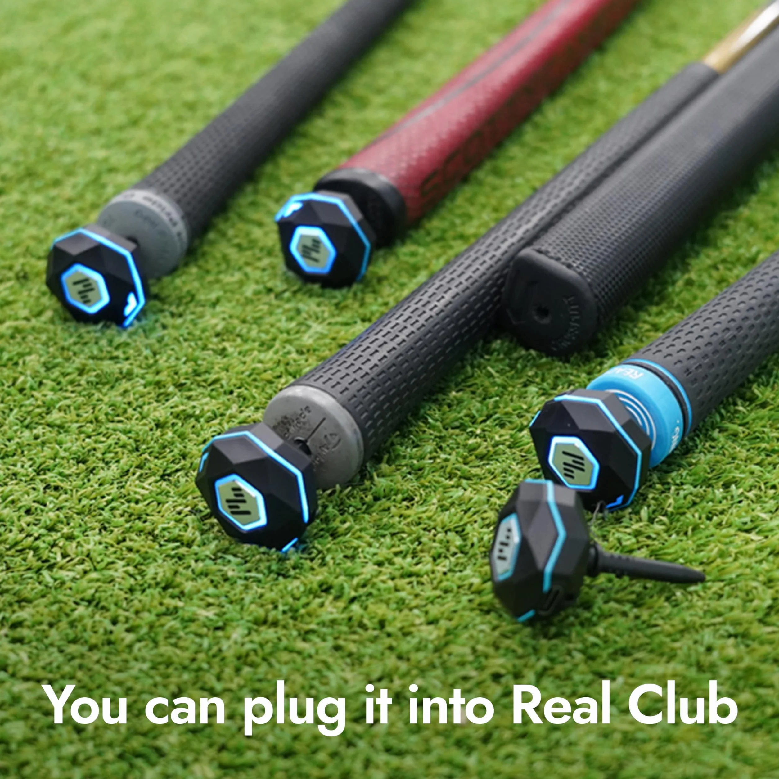 PHIGOLF Phigolf2 - Simulatore da Golf con Bastone per Altalena per Interni ed Esterni, con sensore di Movimento aggiornato e analisi Dell'Oscillazione 3D, Compatibile con App WGT/E6 Connect, Funziona