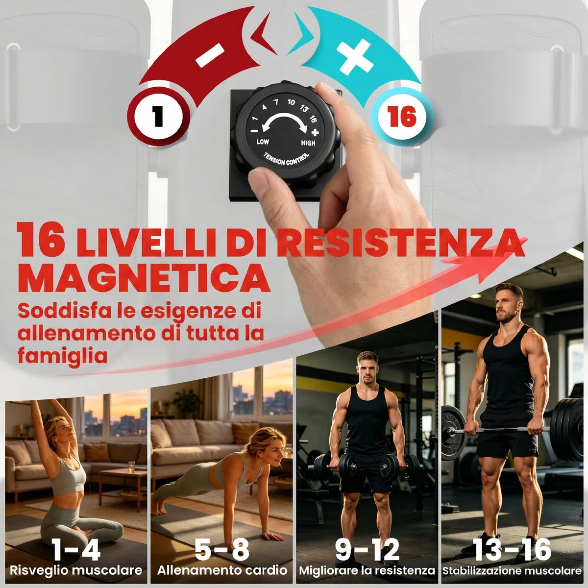 SPORTNOW Vogatore per Casa, Vogatore Magnetico Silenzioso, 16 Livelli Resistenza, APP Bluetooth, Display LCD, Portatelefono, Ruote, Stoccaggio Verticale Salvaspazio, Max 130kg, Fitness Casa Palestra