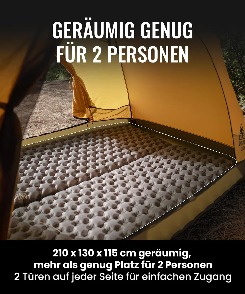 OneTigris Stella - Tenda da campeggio, autoportante, leggera, 3000 mm, impermeabile, 4 stagioni, per escursioni, alpinismo