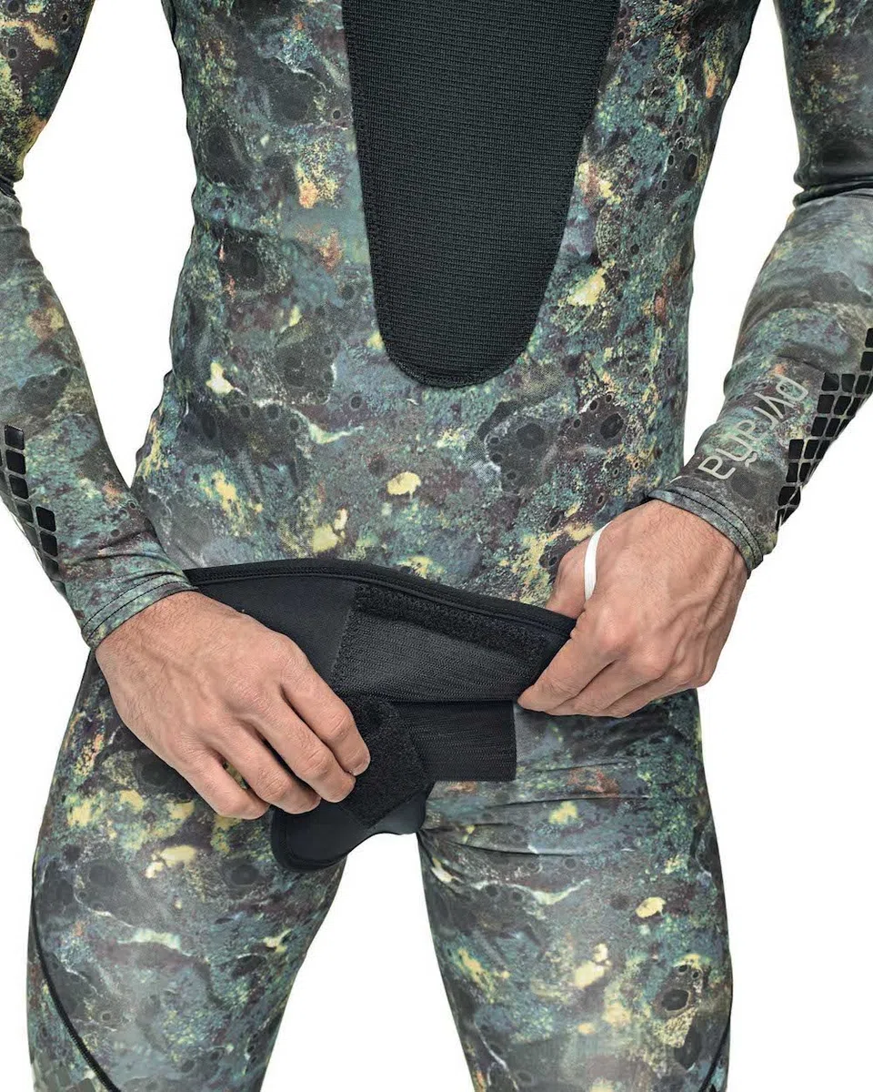 Seac Piraña, Copri Muta Mimetico in Lycra, Due Pezzi Camo