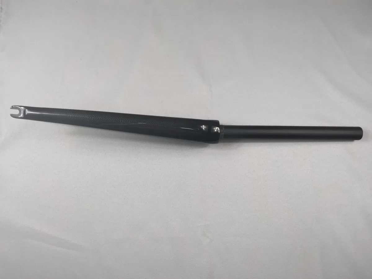 Forcella per bici da strada 700C 3K in fibra di carbonio con tubo dritto 28,6 mm C-Braking