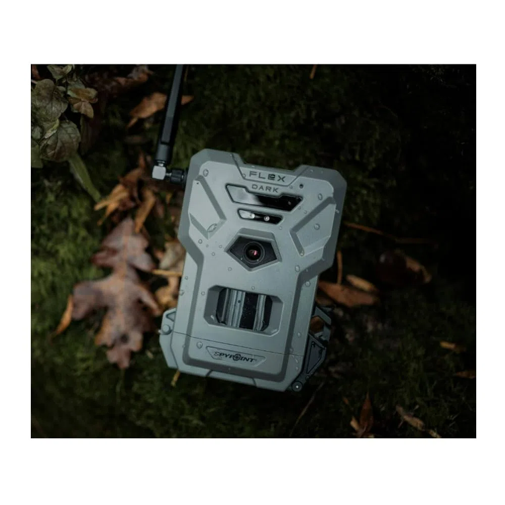 SPYPOINT Flex-Dark Telecamera Cellulare da Sentiero, Foto da 40MP, Video 1080p + Audio, Fotocamera da Gioco Senza Bagliore, Visione Notturna da Caccia, Attivazione del Movimento, Rilevamento 30m
