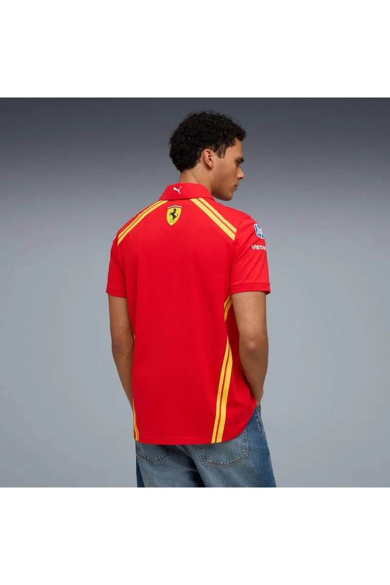 PUMA Scuderia Ferrari F1 2026 Polo Team Hypercar Uomo - Rosso