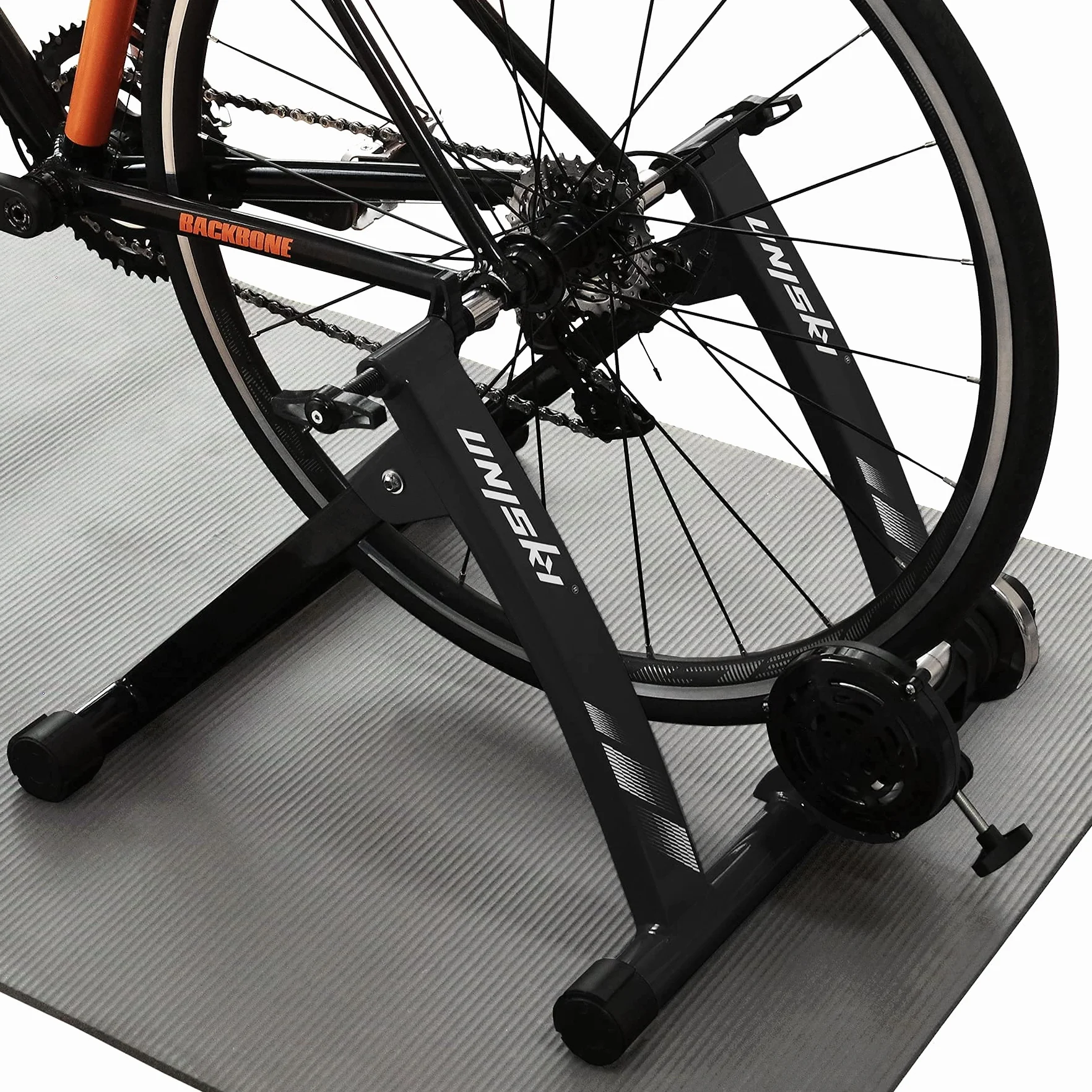 UNISKY Turbo Trainer Bike Trainer Stand Indoor Magnetico Bicicletta Training Stand Quick Release Equitazione Stand per Mountain & Road Bike