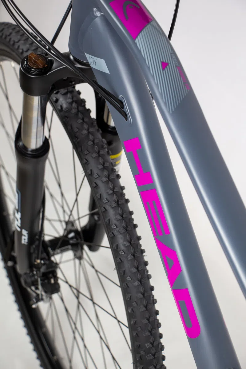 HEAD Women's I-Peak 1.0 Joy Cross Bike, grigio opaco/rosa, 50