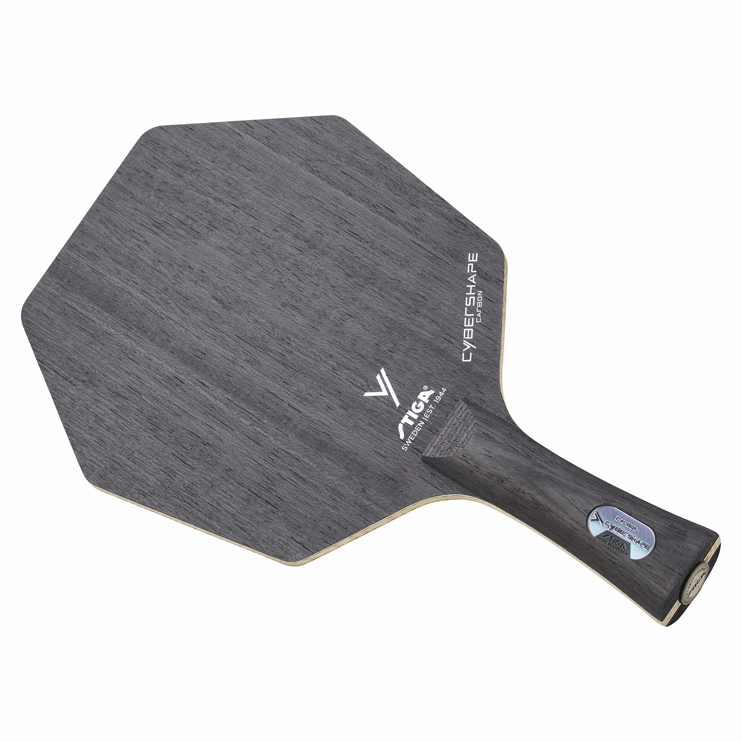 STIGA Legno da ping pong Cybershape Carbon con tecnologia CWT Custom Weight