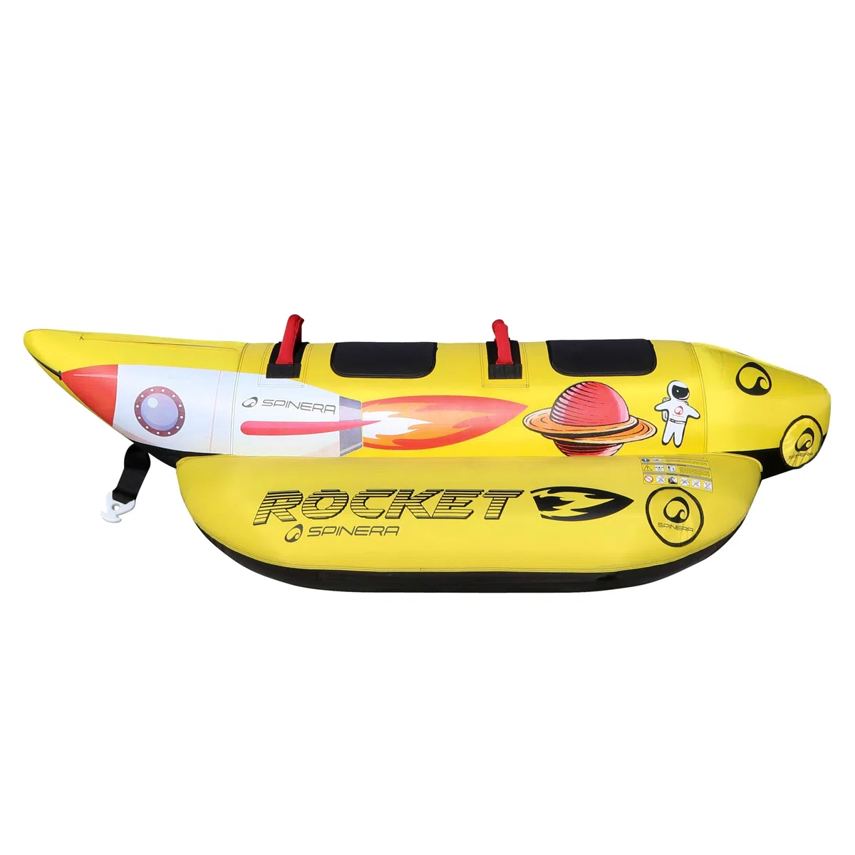 Spinera Rocket 2 - aufblasbare Banane, Tube, Wasserring, Wasserreifen, Towable für 2 Personen