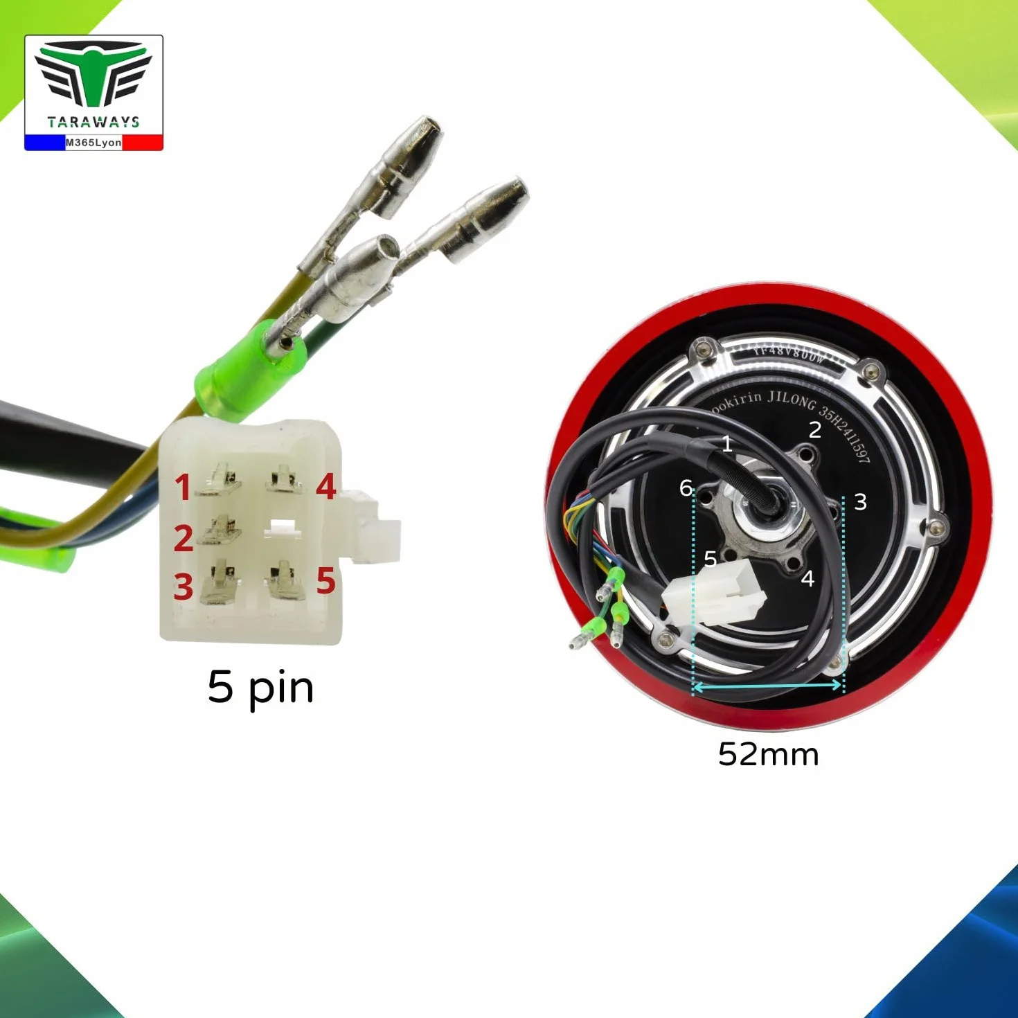 [M365Lyon] – Motore posteriore compatibile con monopattino elettrico Kugoo M4/M4pro