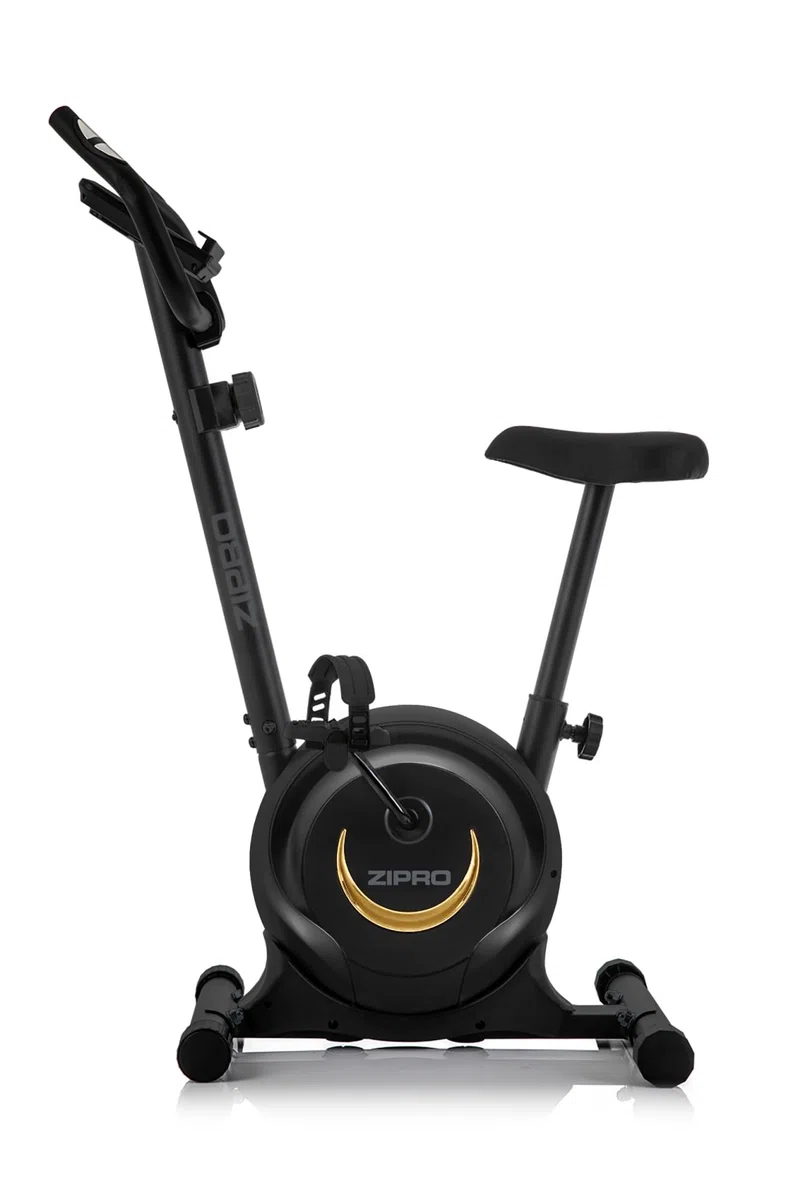 ZIPRO Cyclette da Casa con 8 Livelli di Resistenza Magnetica, Supporto per Smartphone, Schermo LCD, Sella Regolabile, Cyclette per Casa per Più Esercizi, Ciclette Professionale da Camera (One S)