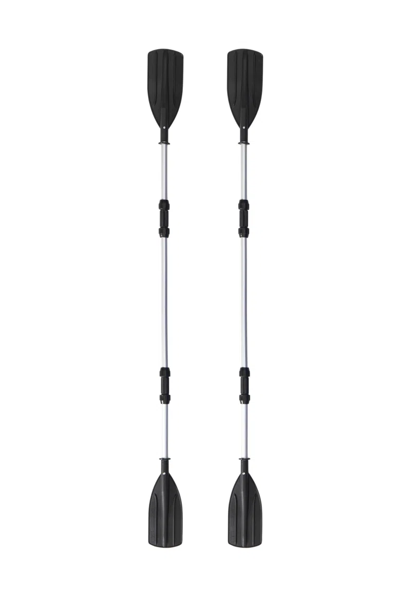 Hydro-Force Rapid Kayak | Set kayak gonfiabile per 2 persone con sedili, schienale, pagaie, pompa a mano e borsa per il trasporto, arancione