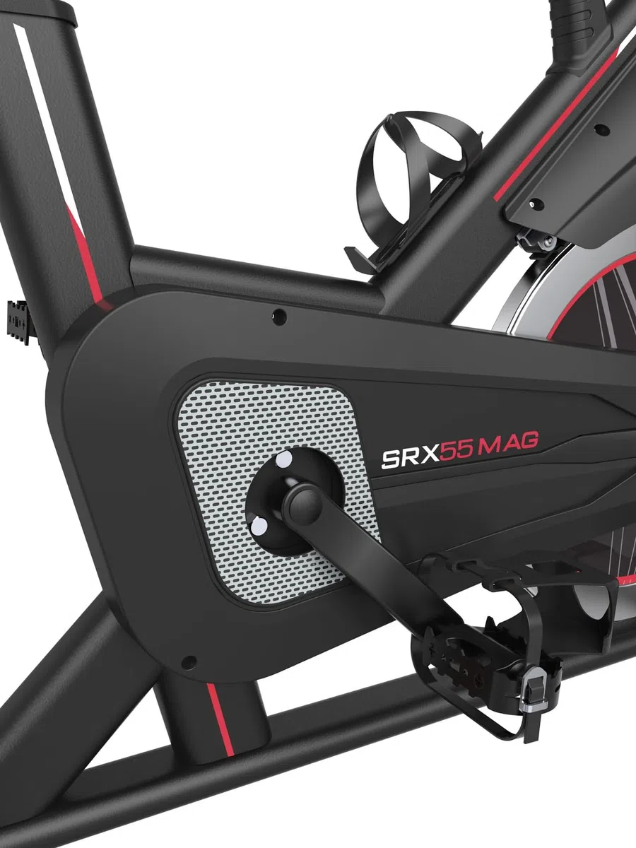 Toorx SRX-55MAG [Indoor Cycle Spinning Bike Magnetica Volano 20kg Spin Bike Fitness] Cyclette Spinning con Resistenza Magnetica Computer LCD Cardio Sella Manubrio Regolabili Home Gym Palestra