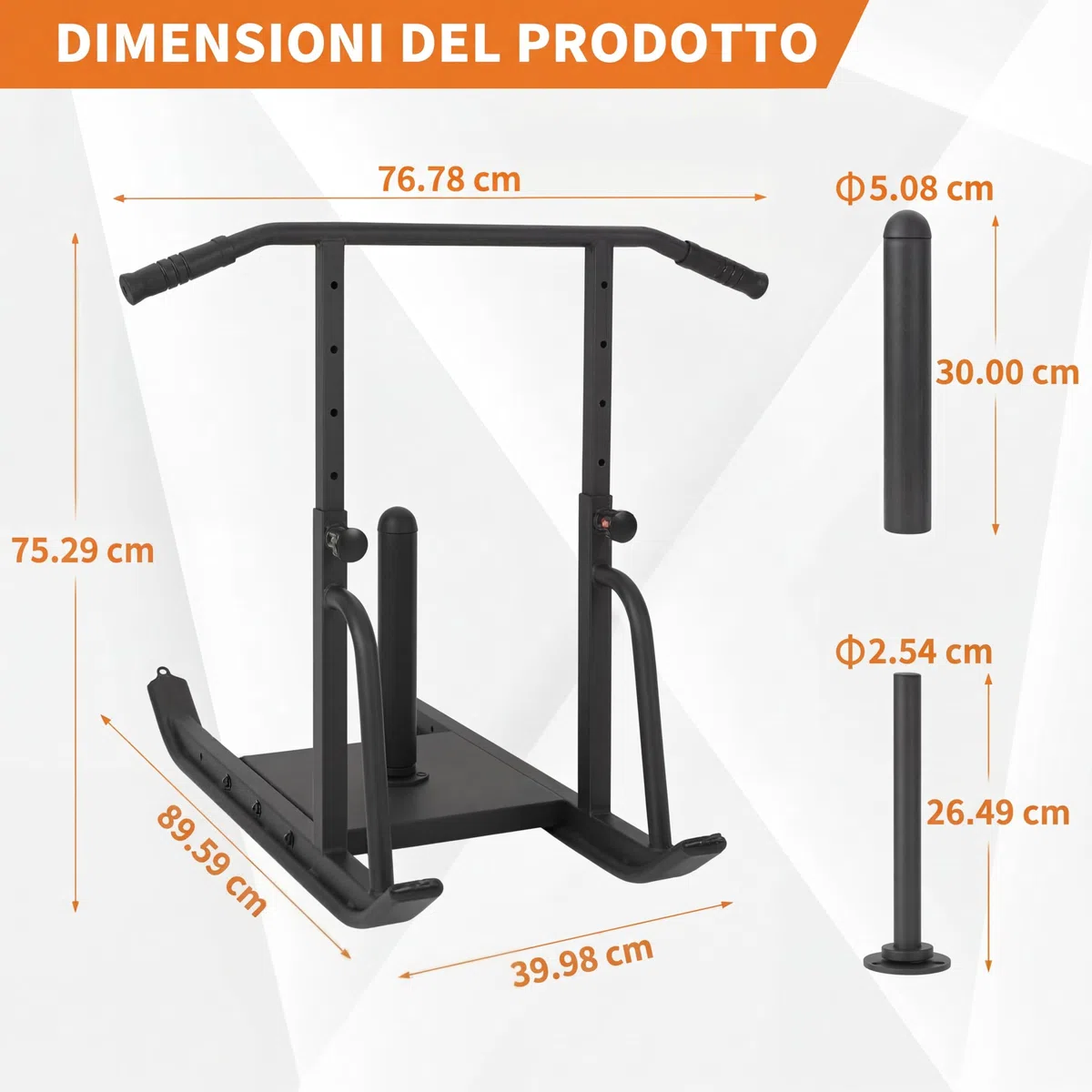 Garvee Slitta da Allenamento Professionale 550LBS per Forza e Velocità – Maniglia Regolabile a 5 Livelli – Compatibile con Dischi da 1''/2'' – Sled Push & Pull per Football Lineman e Palestra –
