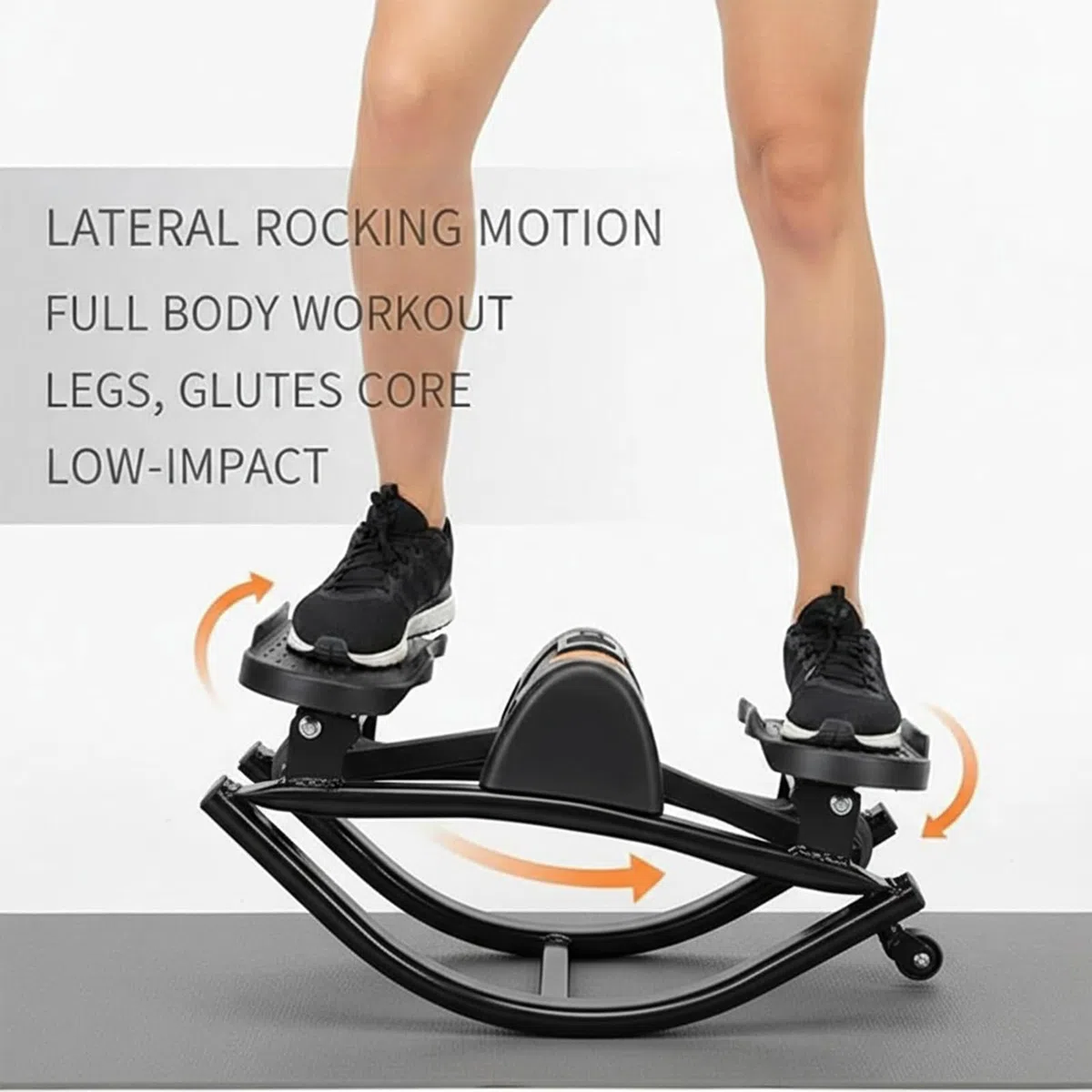 Fitness Rock Stepper - Macchina per allenamento, resistente, per casa, palestra, ufficio, appartamento, per uomini, donne, gambe, glutei, addominali, ginocchia, articolazioni, allenamento cardio