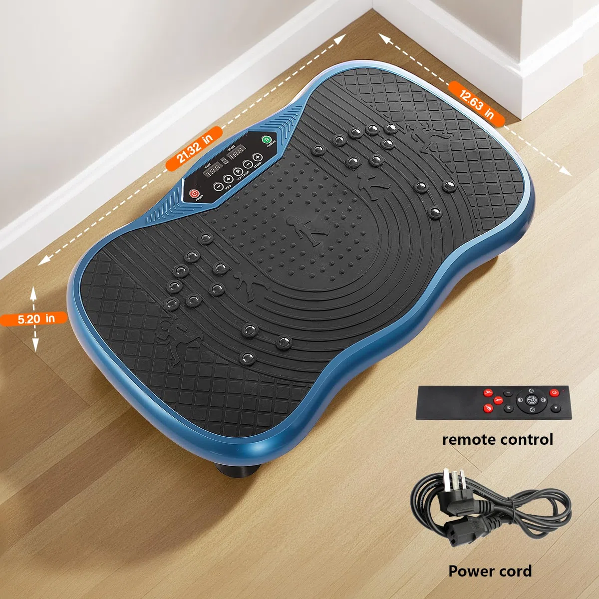 Vibrationsplatte Übungsgerät, Vibrationsplatte, Fitness-Plattform, Übungsgerät, 10 Modi, Ganzkörpertraining, vibrierende Fitness-Plattform, Gewichtsverlust, für Damen und Herren, Formung, Wellness