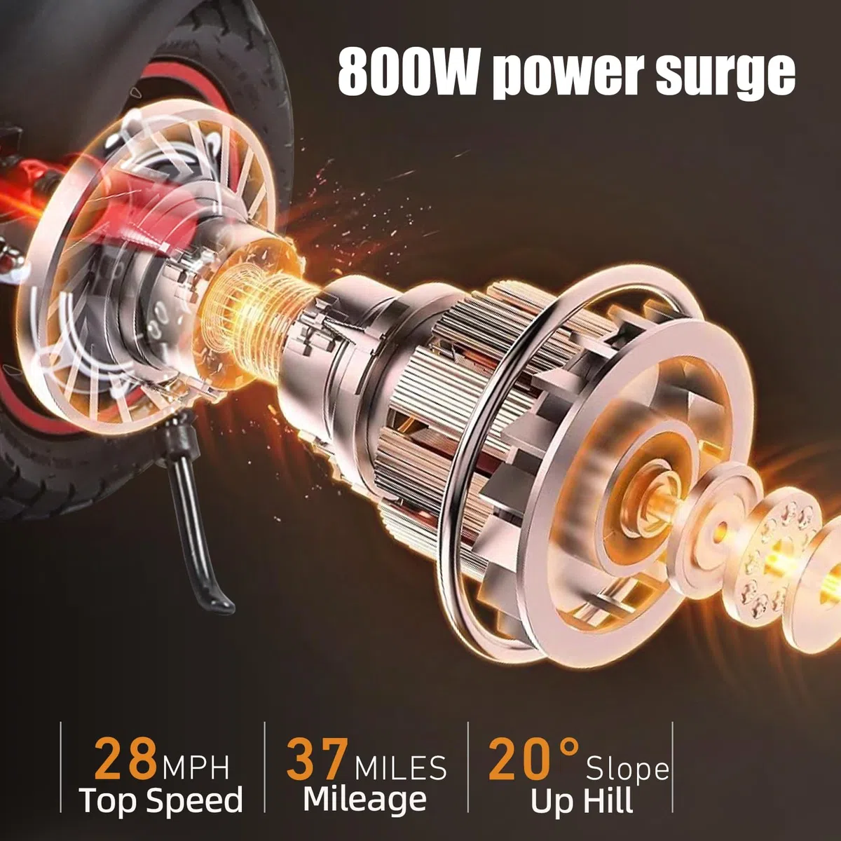 Monopattino Elettrico Adulto con Sella, Scooter Elettrico Pieghevole con Sospensione Completa, 45/50/60KM di Autonomia, 8,5" /10" /11" Pneumatici, Carico massimo 120KG