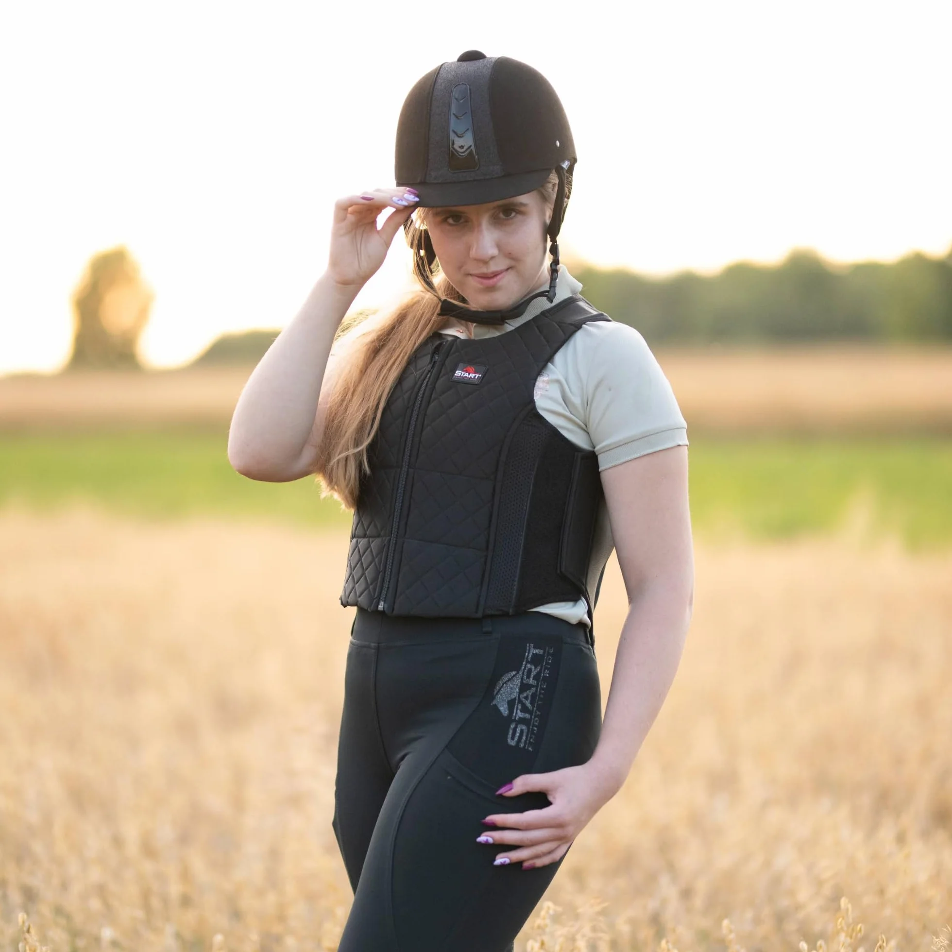 Start Sport+ Casco da equitazione per bambini e bambine, casco da equitazione per bambini, da equitazione, da donna, con sistema di ventilazione e ventilazione, per bambini