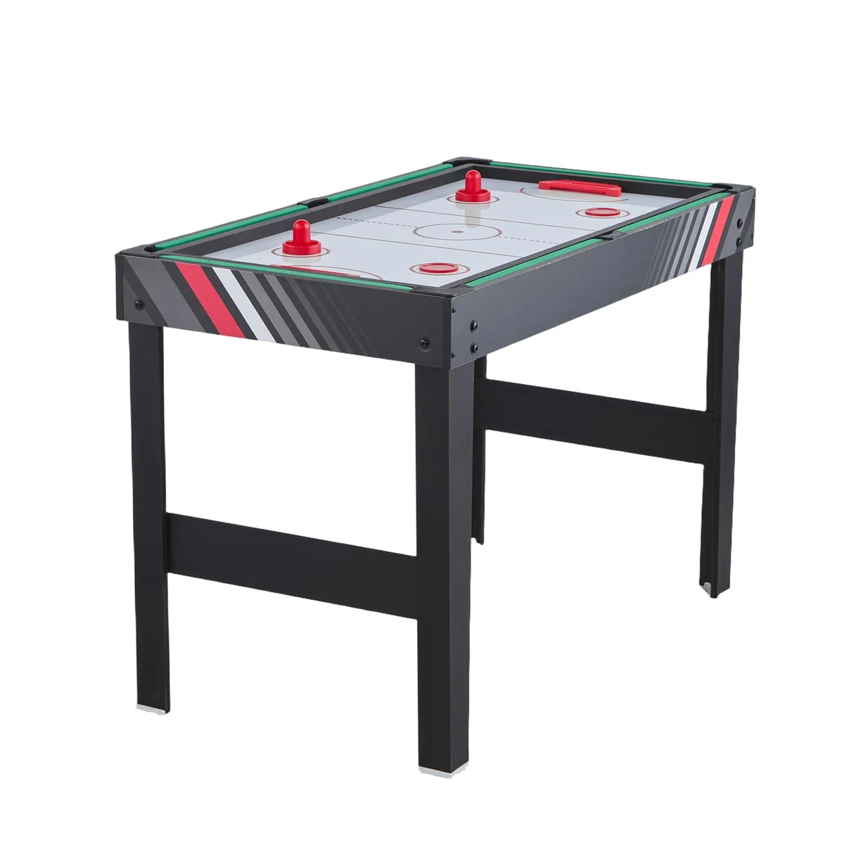 VEVOR Set Combo Tavolo da Gioco, 121,9 cm Aria Hockey Tavolo, Multi Combinazione Tavolo con Aria Hockey Pool Billiard Ping Pong, per Famiglia Sala Giochi Ufficio con Accessori Abbondanti