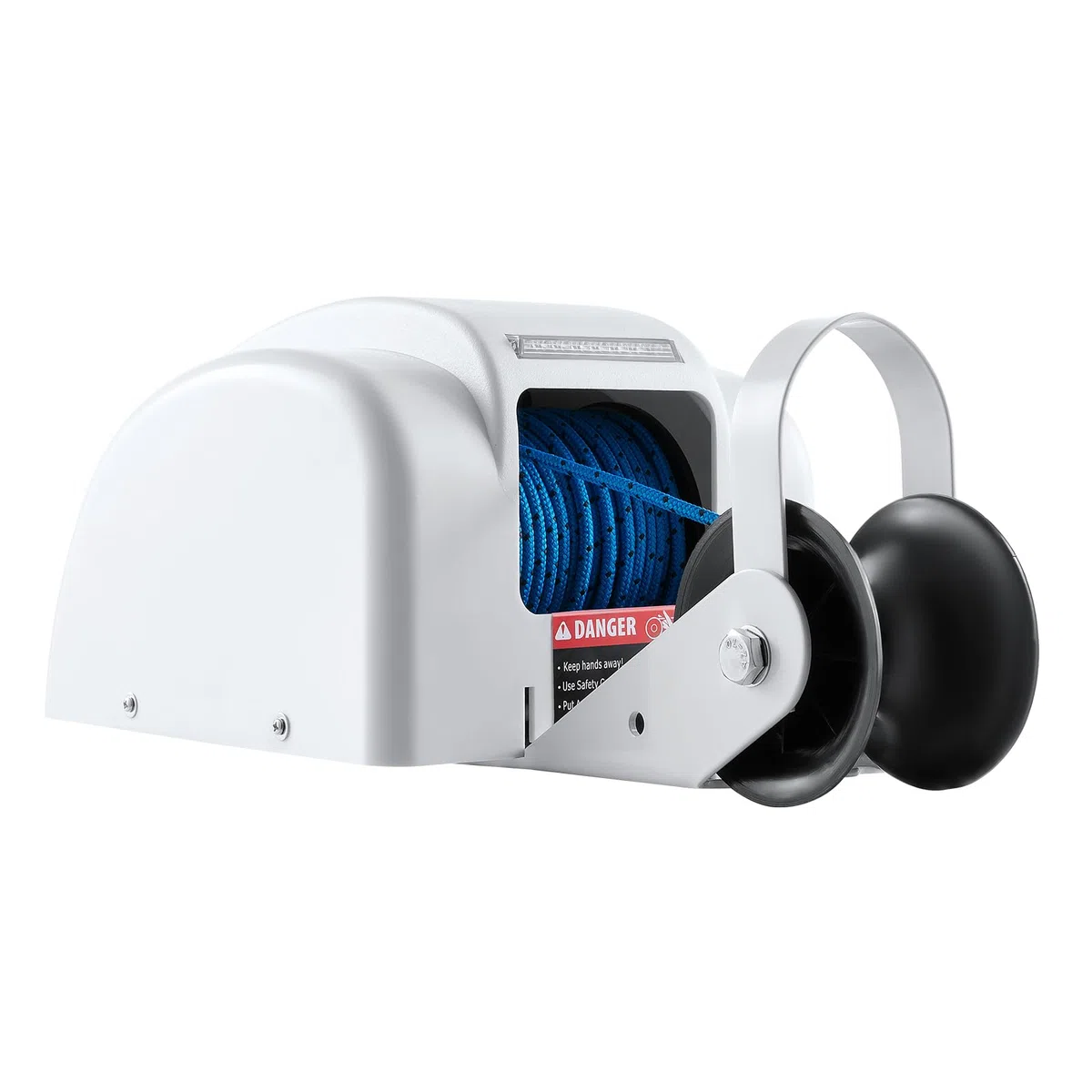 45 LBS Verricello elettrico per barca, verricello elettrico, per acqua salata, ancora, verricello con telecomando, 30 m, 12 V