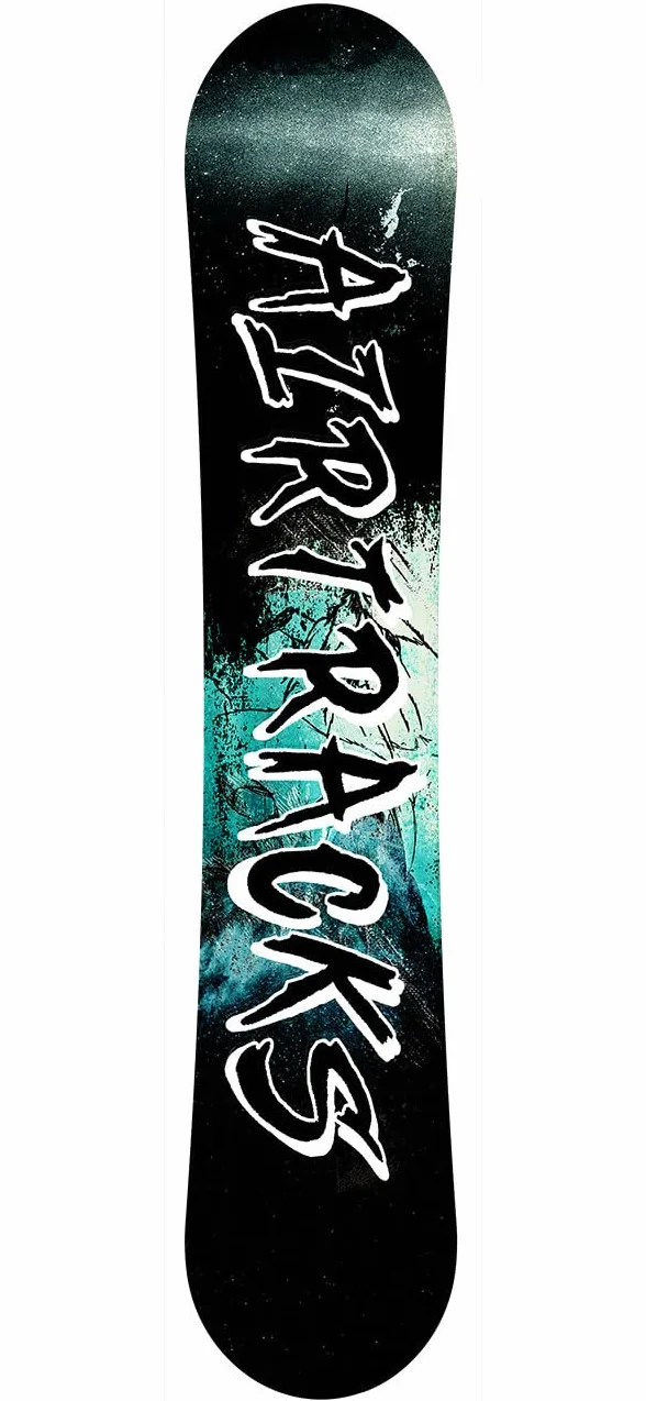 Airtracks Snowboard Set Tavola Under Zero Rocker Wide Uomo + Attacchi Master + Scarponi + Sacca Nuovi 156 159 163 165 cm