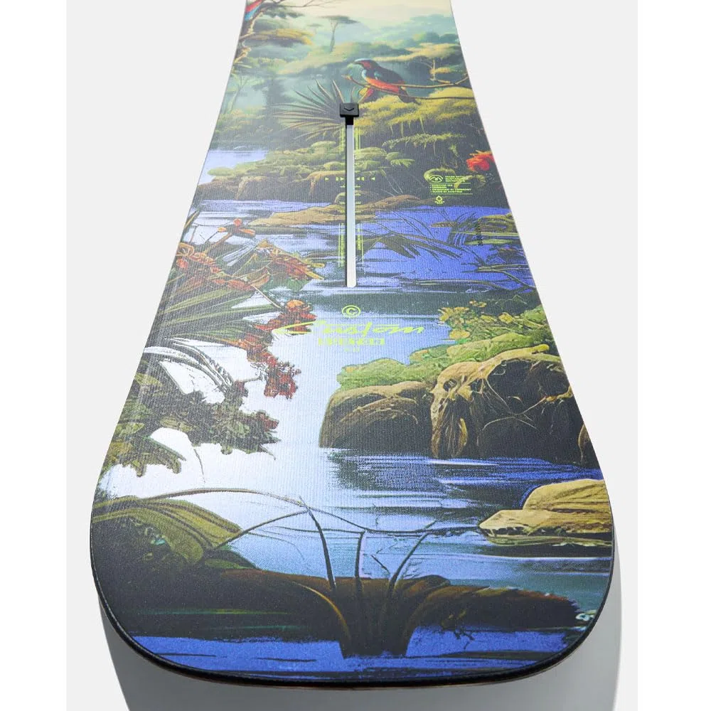 Burton - Tavola da snowboard personalizzata Camber Jungle Uomo - Uomo - Dimensione 154 - Verde