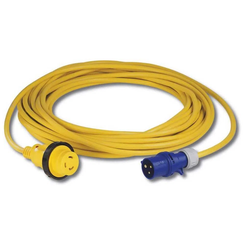 Marinco 1 metro 16A 230V Bloccaggio Corsetto di Potere Shore con Spina Europea Sito Principale