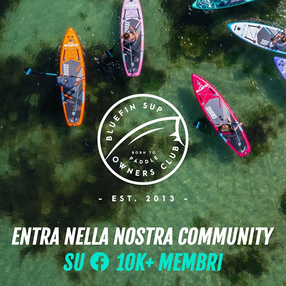 Bluefin Pagaia in Carbonio per Paddleboard | Pala in Nylon e Fibra di Vetro | Asta in Fibra di Carbonio | Design Leggero | Doppio Camlock a Sgancio Rapido