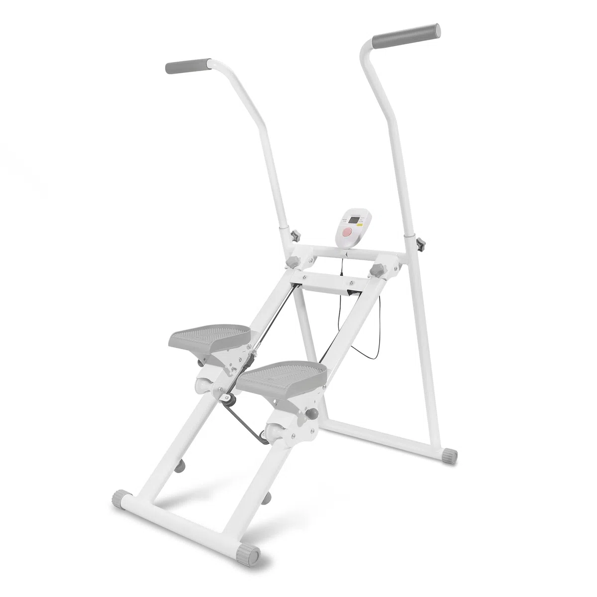 Stepper per casa – Upgrade Scalatore verticale come macchina per allenamento per esercizi totali del corpo. Dispositivo fitness per scalare con telaio stabile e piattaforma manubrio regolabile