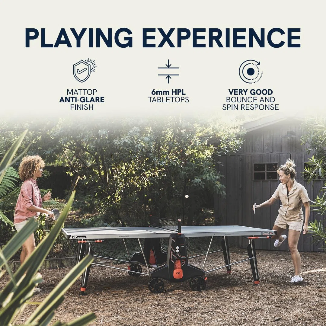 Cornilleau Tavolo 500 X Outdoor - Tavolo da Ping Pong Unisex Adulto