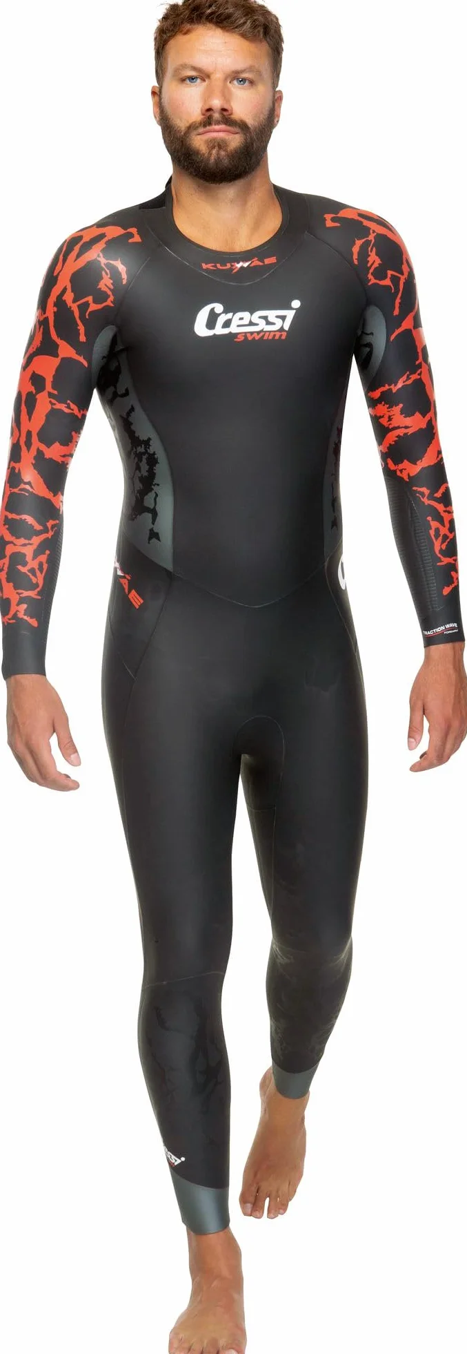 Cressi Kuwae Man Monopiece Swimsuit 2mm/Multi THk, Muta Monopezzo da Nuoto, Neoprene Liscio Esternamente, Uomo