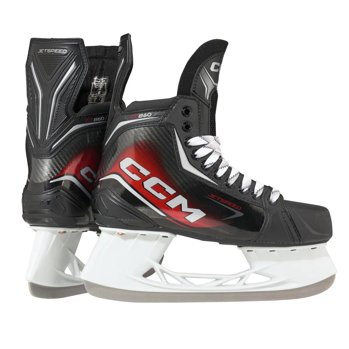 CCM JetSpeed FT860 - Pattini da hockey su ghiaccio, misura regolare