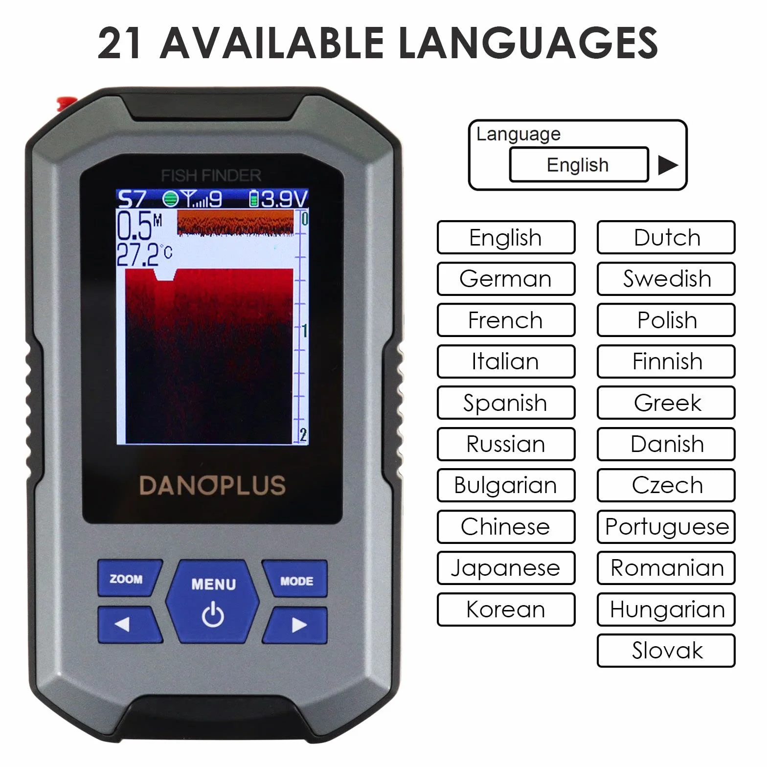 155 piedi Sensore Sonar Wireless Finder Portatile Sensore di Pesce Rilevamento Profondità Ricaricabile Accessori Pesca Kayak Barca Pesca Pesca Pesca Mare Ghiaccio