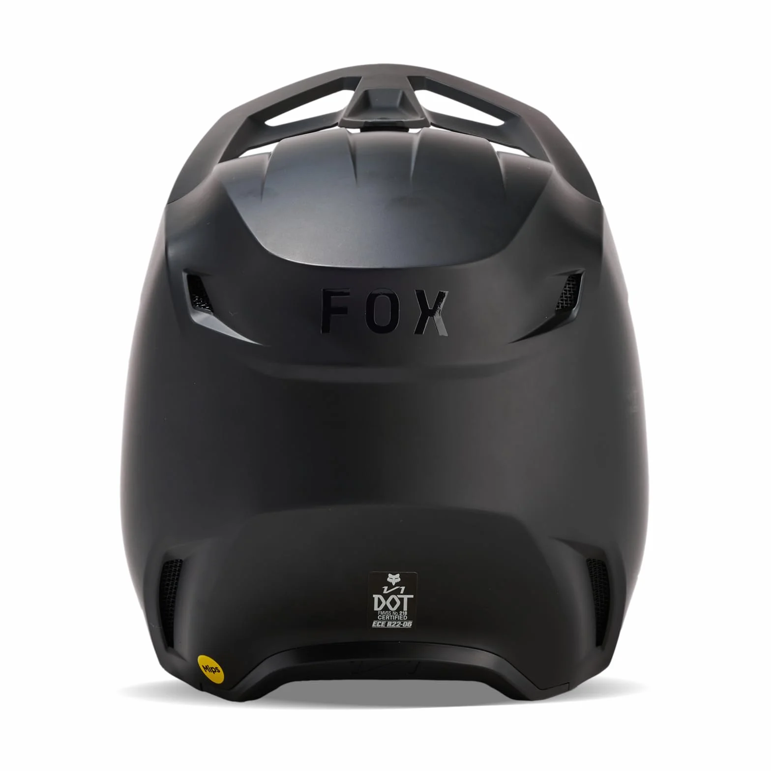 Fox Racing Fox V1 SOLID - Casco unisex per adulti, colore: Nero opaco S