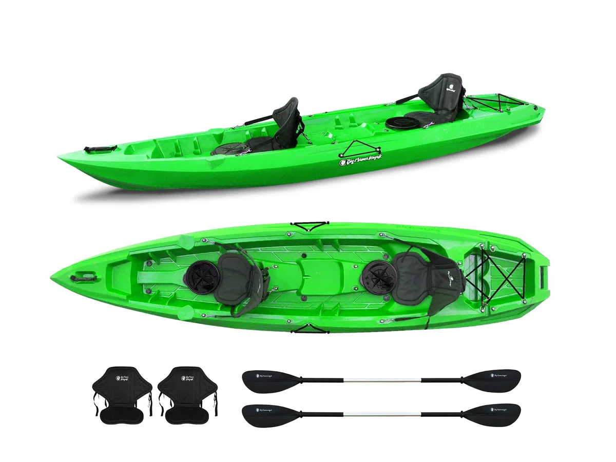 Kayak Biposto Mojito Big Mama - 2 + 1 posti, lunghezza 380 cm, ruote integrate