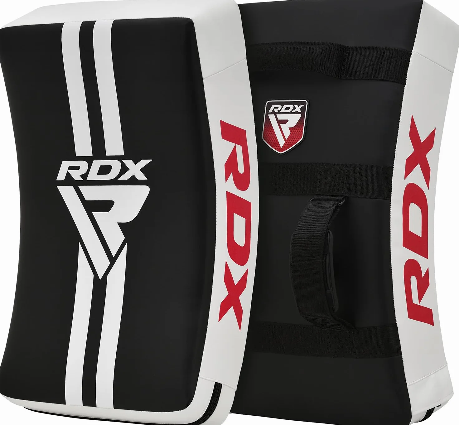 RDX Colpitori in MMA Curvo Scudo per Sciopero Boxe Maya Hide Arti Marziali Boxe Kick Pad Thai Pao Allenamento Target Pads per Karate, Kick Shield, Taekwondo (è Venduto Come Singolo Elemento)