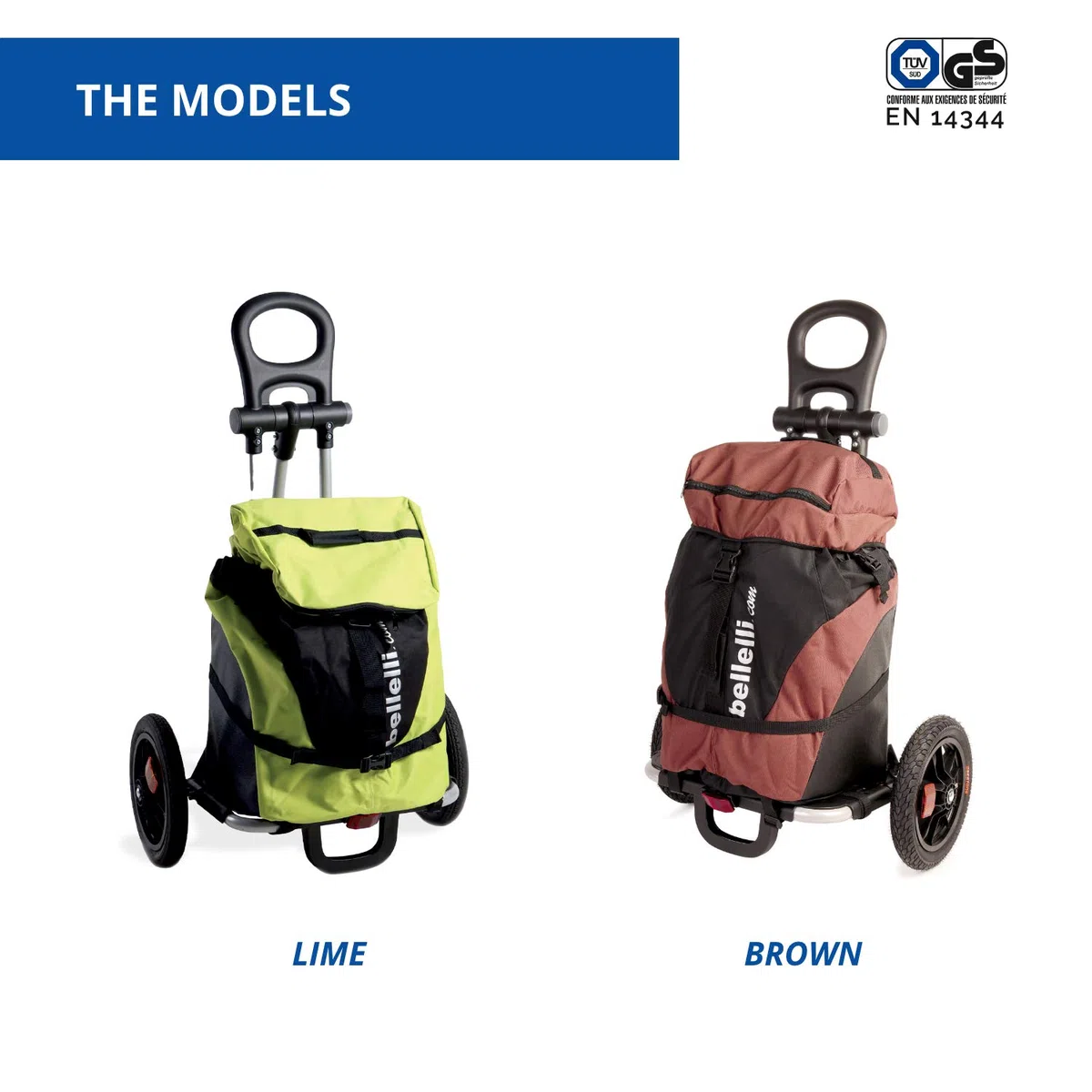 b bellelli B-Tourist - Bicycle Transport Trolley - Payload 25 kg - With Bag